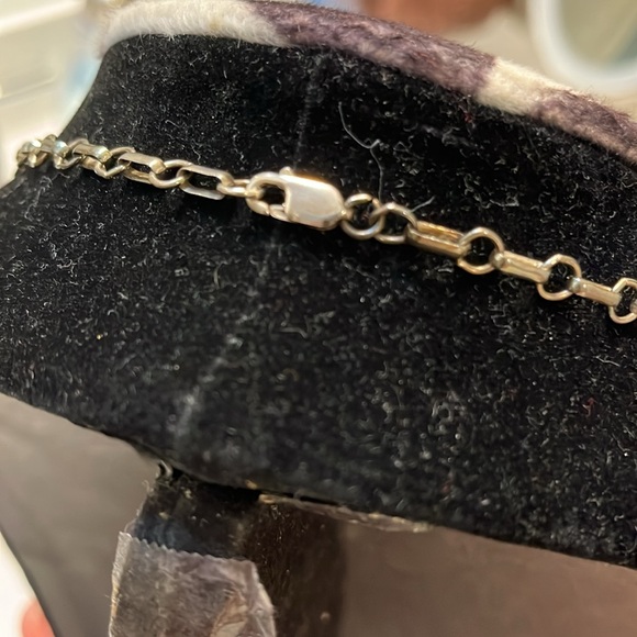 Sterling Silver pink tone necklace - Picture 4 of 5